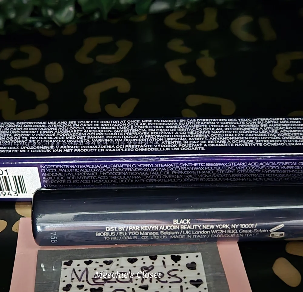 RARE NIB Kevyn Aucoin Indecent Mascara - Full Size Black